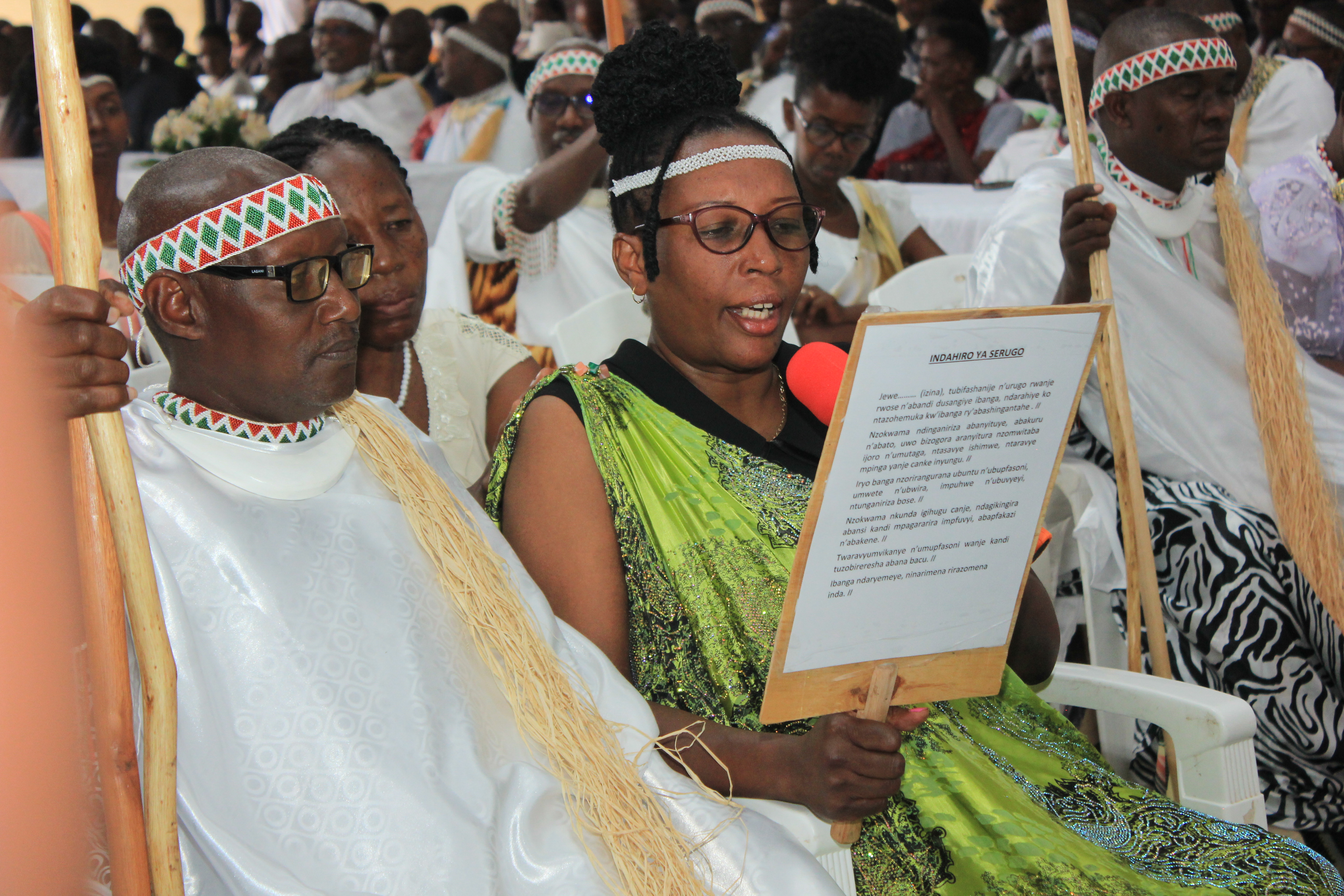 Investiture de “Bashingantahe” organisée à Bujumbura, Zone Kinama, Le 2 Novembre 2024 