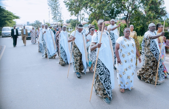 Investiture de “Bashingantahe” organisée à Bujumbura, Commune Ntahangwa, zone Ngagara